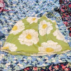 GAP Kids Yellow and White Patterned Top